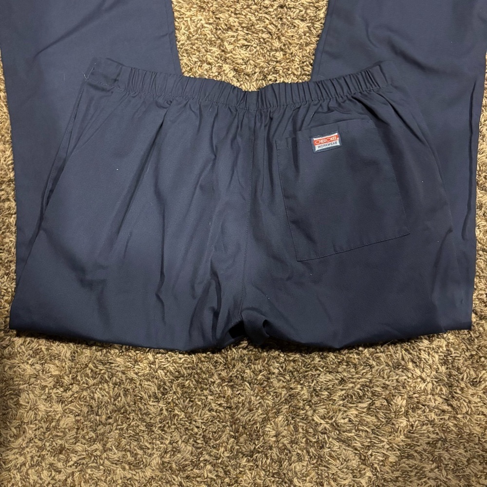 Cherokee Workwear Navy Scrub Pants